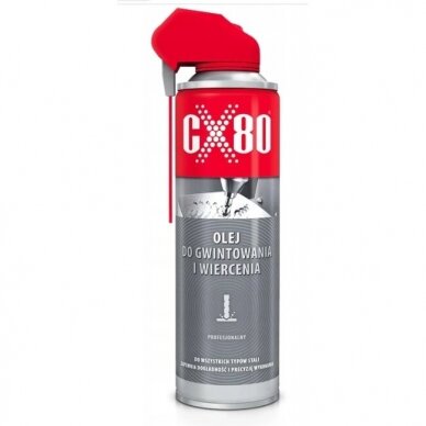 CX80 - Duo purškimo sriegių ir gręžimo aliejus 500ml