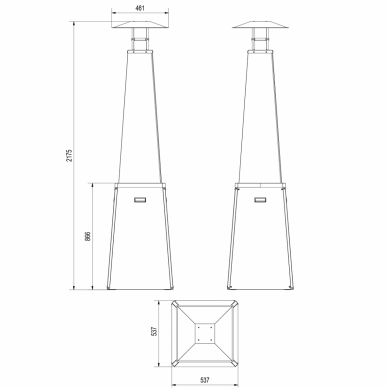 DUJINIS LAUKO ŽIDINYS UMBRELLA BS BALTAS 4