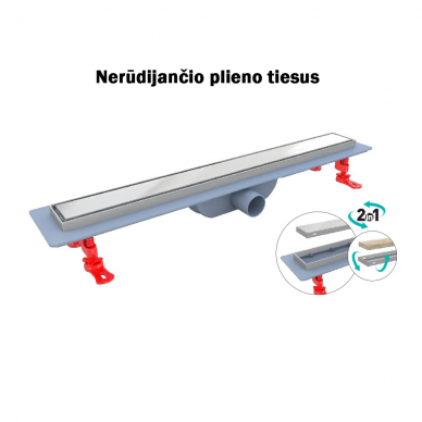 Duso latakas Valtemo su nerudijancio plieno apvadu 1