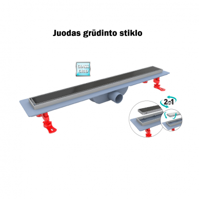 Duso latakas Valtemo su nerudijancio plieno apvadu 2