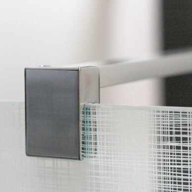 Dušo sienutė CALIDA 100 cm skaidrus stiklas, blizgus profilis 1