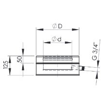 DW kond. rinktuvas šon. HeatUp NPNP d.130/180 (BL) (H221 1 3105 0130 000) 1