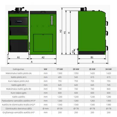 Granulinis katilas Kamen Pellet Kompakt Lux 25 1