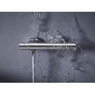 Grohtherm 800 Cosmopolitan termostatinis maišytuvas dušui (metal rankenėlės) chromas 2