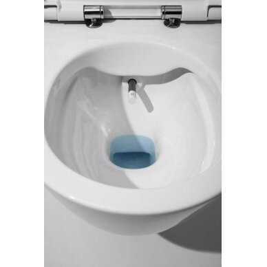 Higieninis pakabinamas unitazas CLEANET NAVIA su apiplovimo funkcija, Rimless, LCC , su softclose sėdyne ir dangčiu. 5