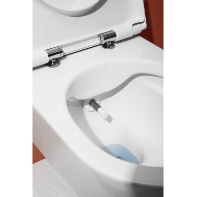 Higieninis pakabinamas unitazas CLEANET NAVIA su apiplovimo funkcija, Rimless, LCC , su softclose sėdyne ir dangčiu. 6