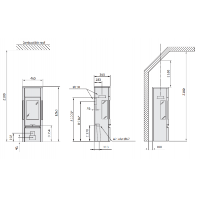 Krosnelė CONTURA C896:1 Style, korpusas juodos spalvos, kompl (998483,998662, 998655) 1