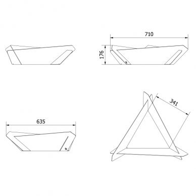 LAUKO ŽIDINYS TRIANGLE 3