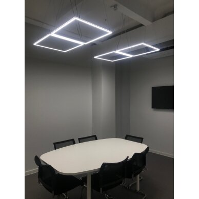 LED šviestuvas "FRAME" 60x60, kvadratinis  40W 3200lm neutraliai balta 4000K, LED line 3