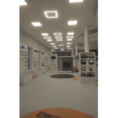 LED šviestuvas "FRAME" 60x60, kvadratinis  40W 3200lm neutraliai balta 4000K, LED line 4