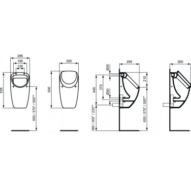 Pisuaras Ideal Standart Connect Home 1