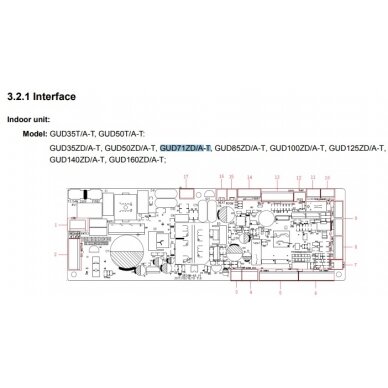 Plokštė Z4L25YAJ GUD35T/A-T, GUD35T/A-T, tinka GUD__ZD/A-T visiems modeliams 300002060226 1