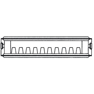 Renovacinis plieninis radiatorius HM 21C-AT-55-0600, prijungimas šoninis 1