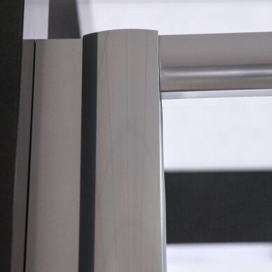 Stumdoma vonios sienelė PXV2L 1500/1500, stiklas skaidrus, profilis blizgus 2