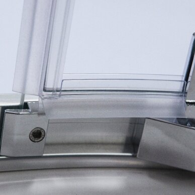 Stumdoma vonios sienelė PXV2L 1600/1500, stiklas skaidrus, profilis blizgus 5