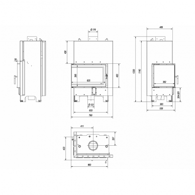 Vandeninis židinys MBM PW 10 L/BS 1